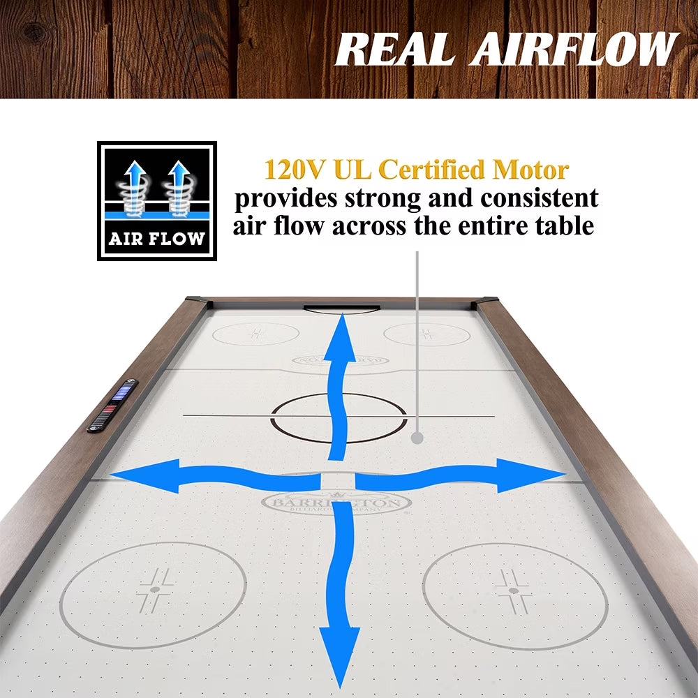 7 Ft. Urban Air Hockey Table with Pusher and Puck Set by